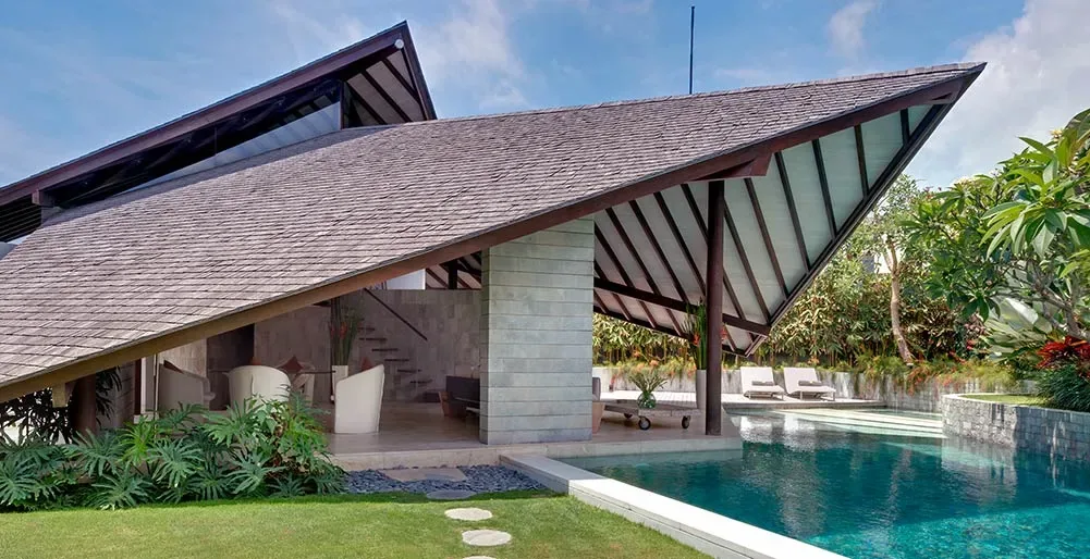 Two-bedroom villa with private pool and shaded terrace, Bali